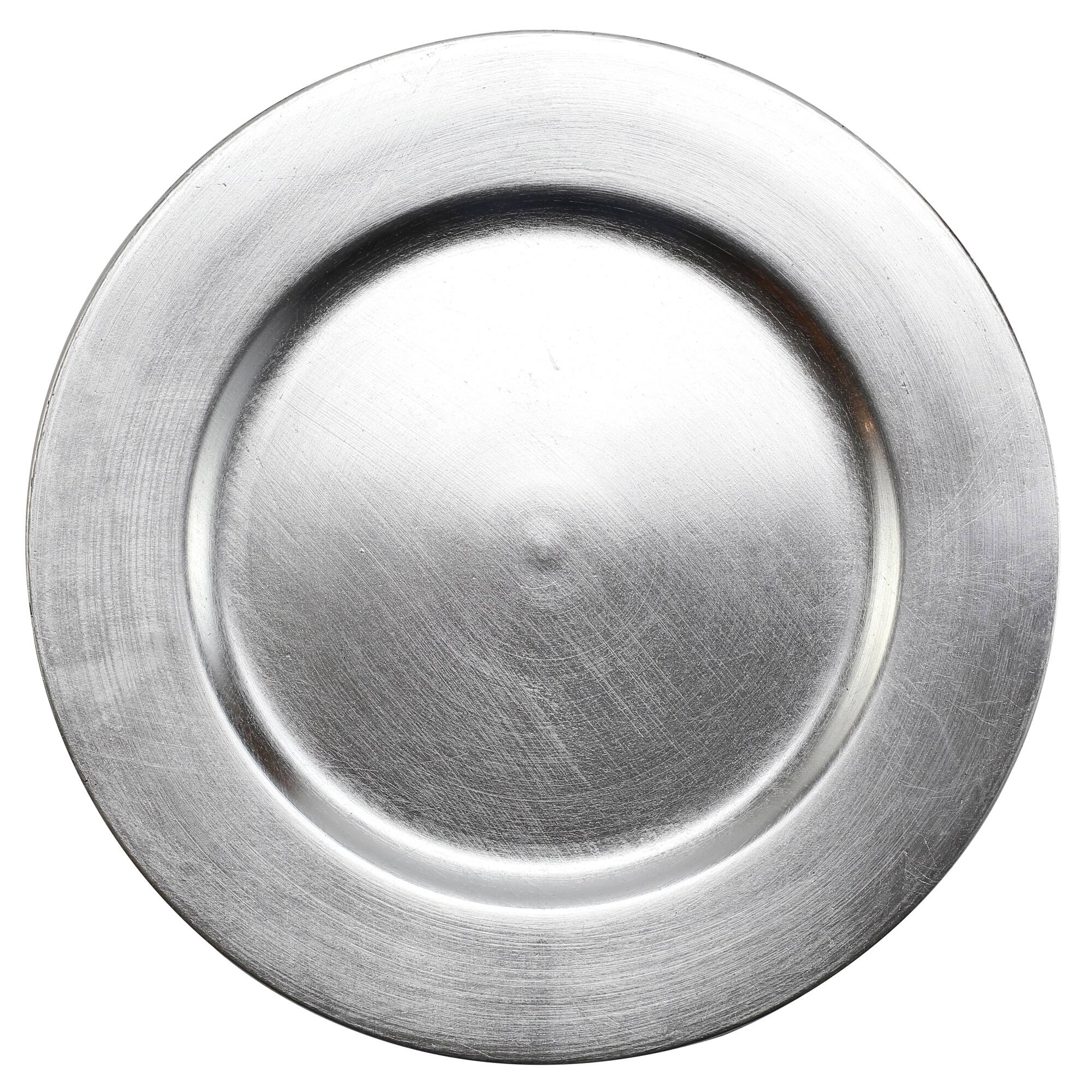 Silver Charger Set by Celebrate It™ 6ct.